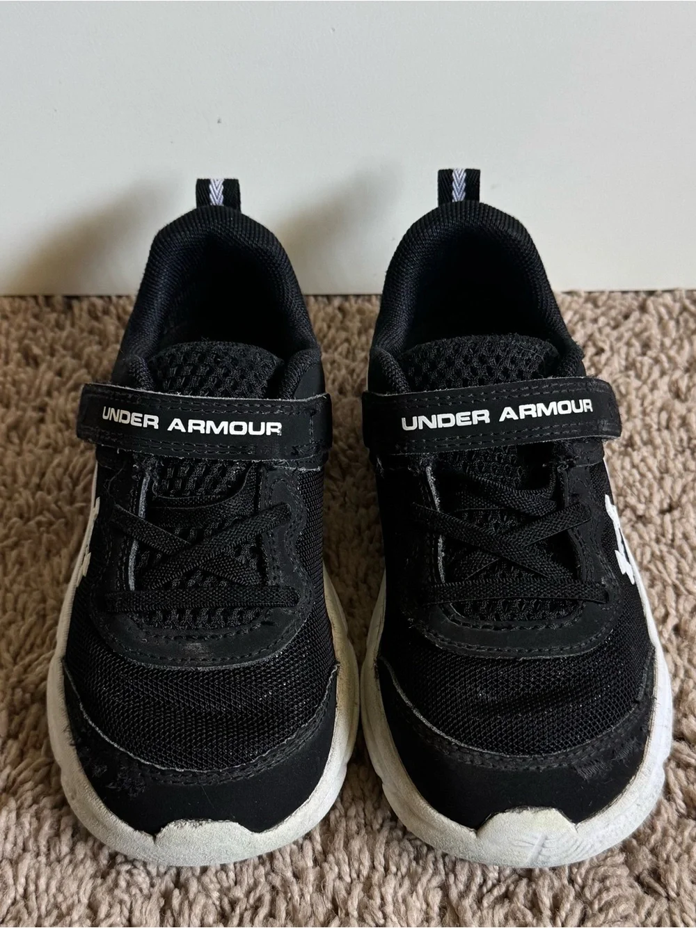 Under Armour Kids Shoes Assert 10 Alternate Closure Size 10K Black Running Sport